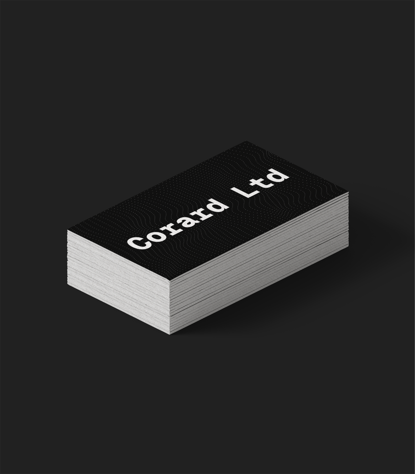 Signed Business Card